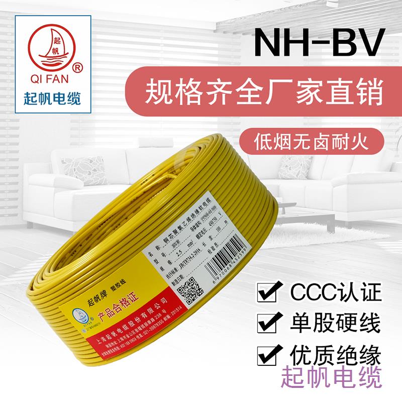 <font color='red'>低煙無鹵</font>耐火NH-BV